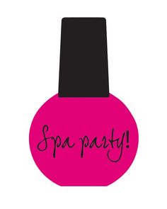 Nail Polish Bottle Is The Design Of The Pink Zebra Boutique Spa