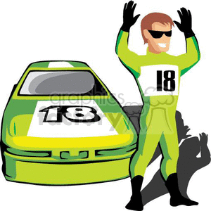 Royalty-Free Nascar race car and driver 370045 vector clip art image - EPS  illustration | GraphicsFactory clipartlook.com