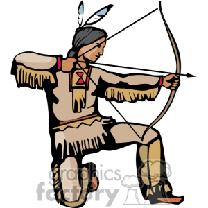 Native american clipart 9 .