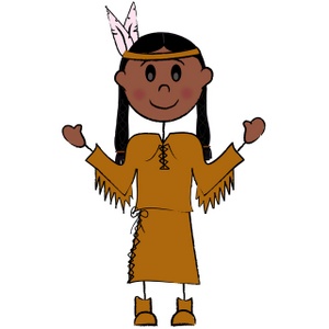 Native american clipart 9 .