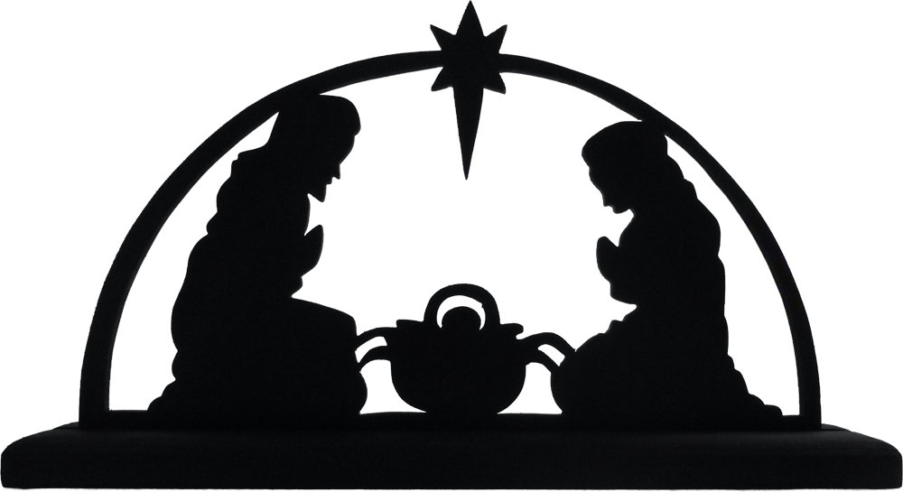 Nativity Angel Silhouette Images Pictures Becuo Clipart