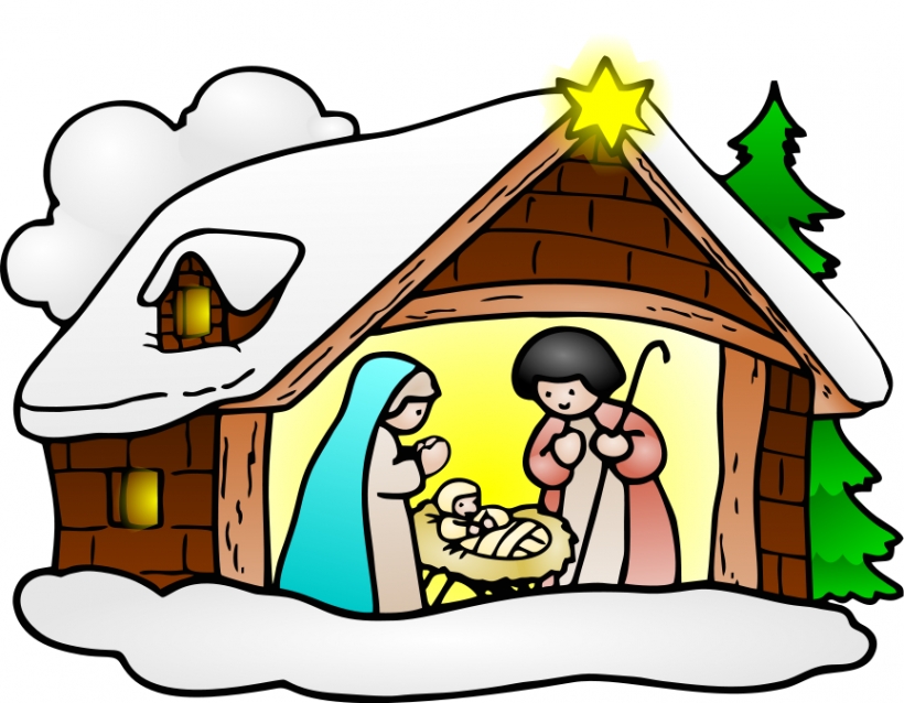 nativity clip art free clipar - Christmas Religious Clip Art Free