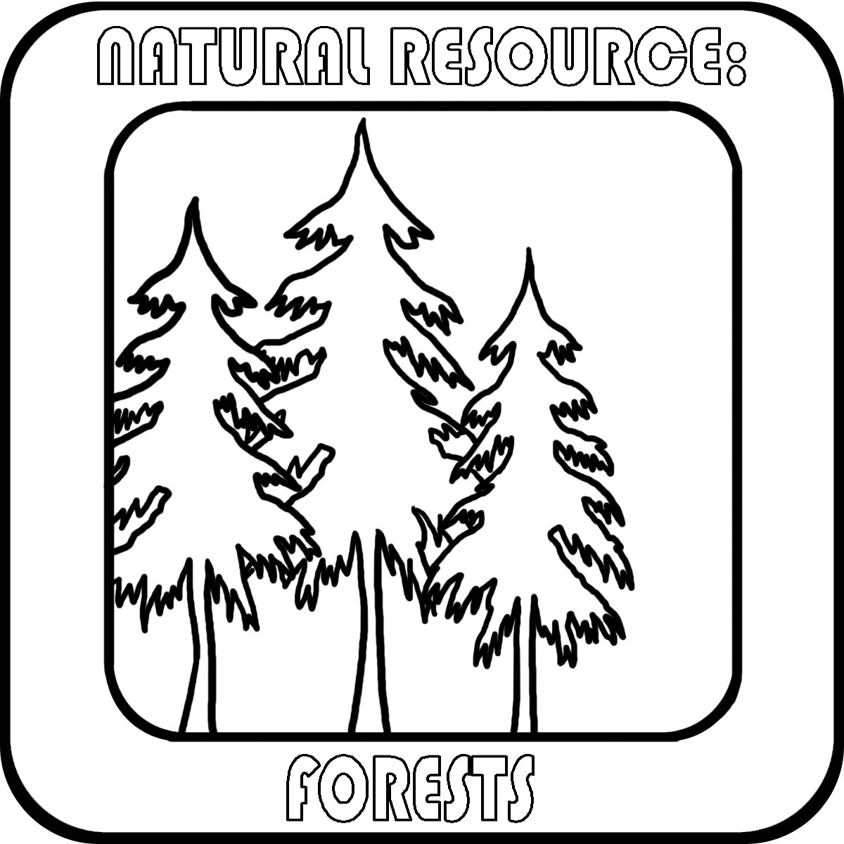 Natural Resources Clipart Tre