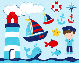 Nautical Clip Art For Kids - Free Nautical Clipart