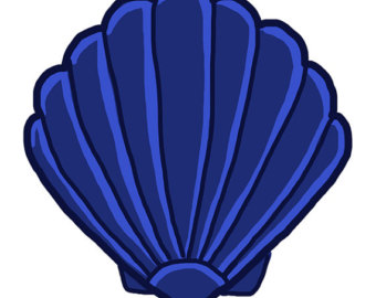 Nautical Shell Clipart - Sea Shell Clipart