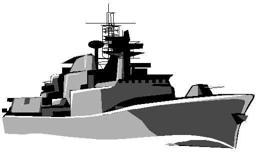 Navy Clipart - Battleship Clipart
