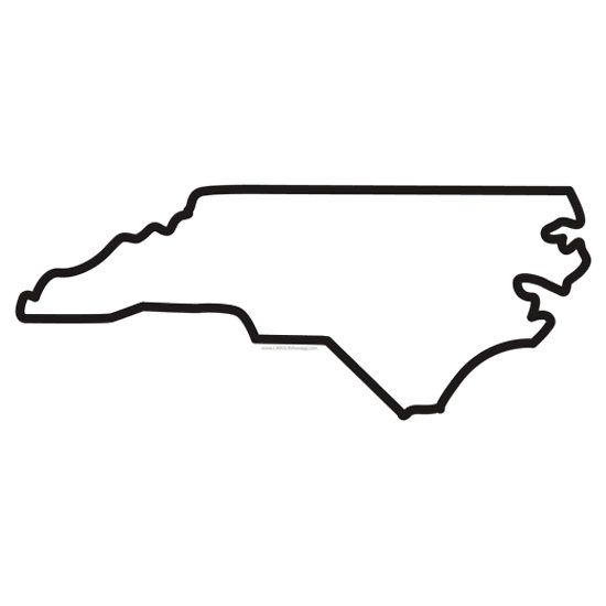 Nc State Clip Art. North Carolina State Outline