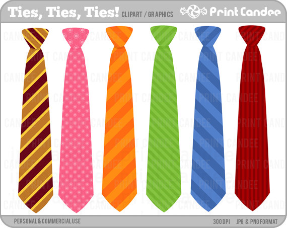 ... Striped Neck Tie Clip Art