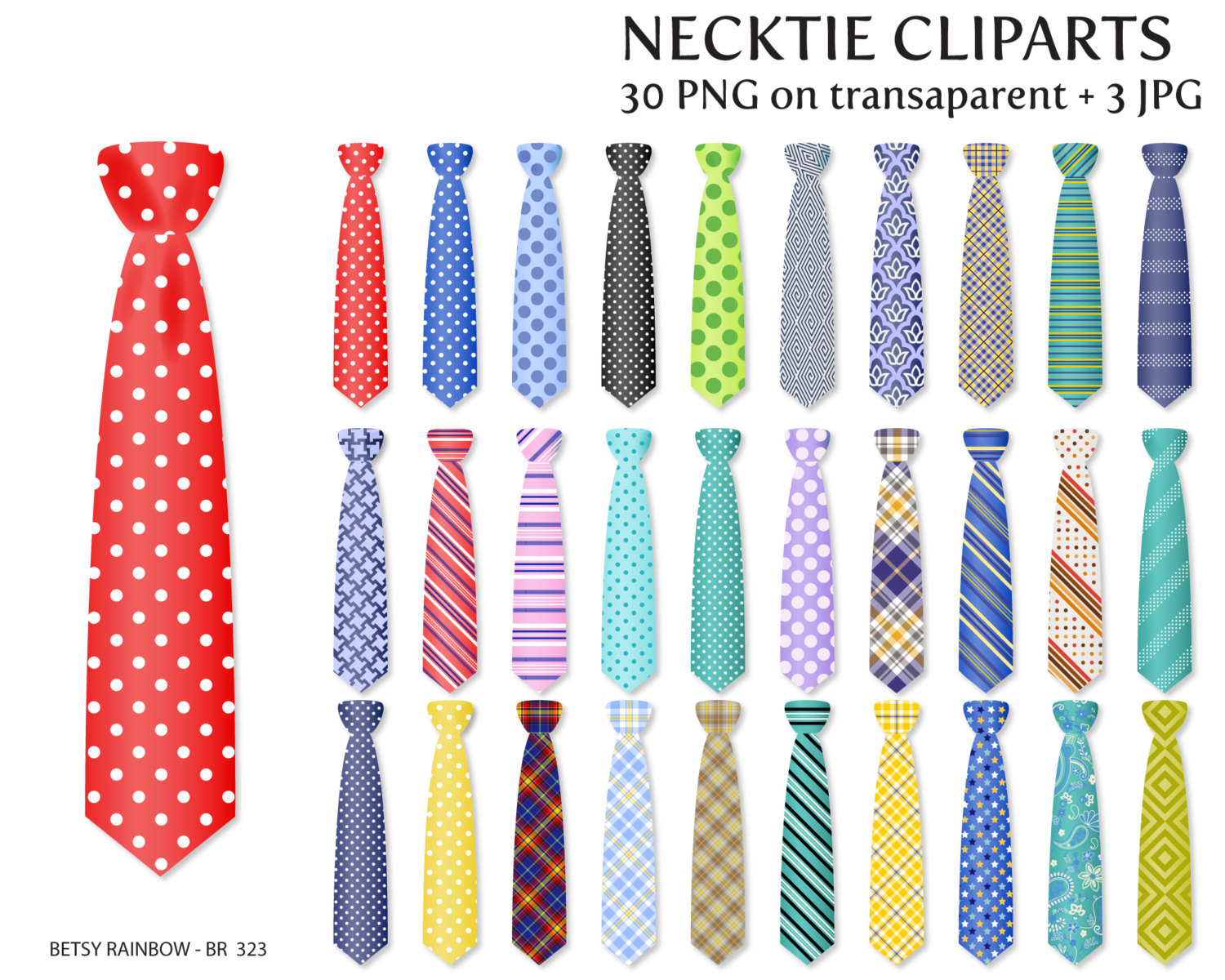 Necktie cliparts PNG and JPG, tie clipart, necktie, little man, boy - BR 323