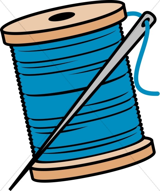 Needle and Thread Clipart