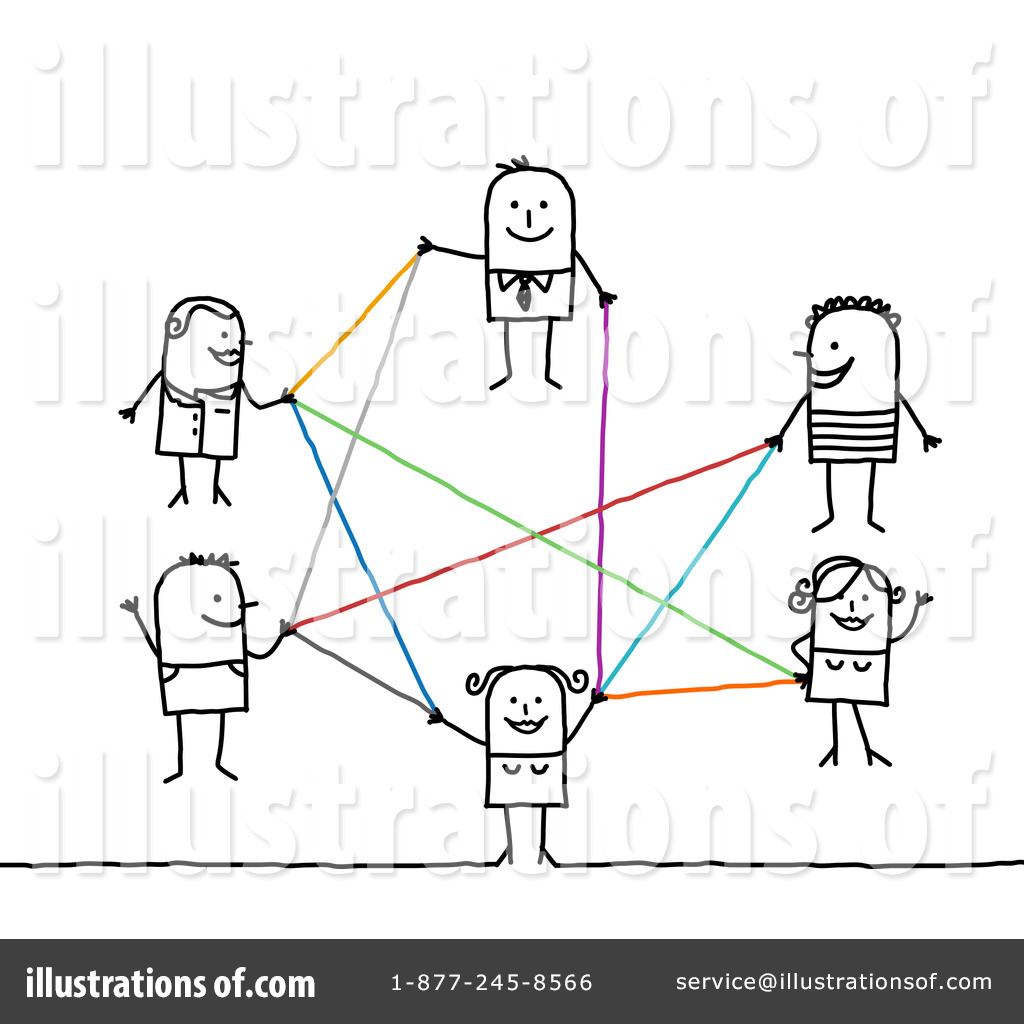 Royalty-Free (RF) Networking Clipart Illustration #1214152 by NL shop