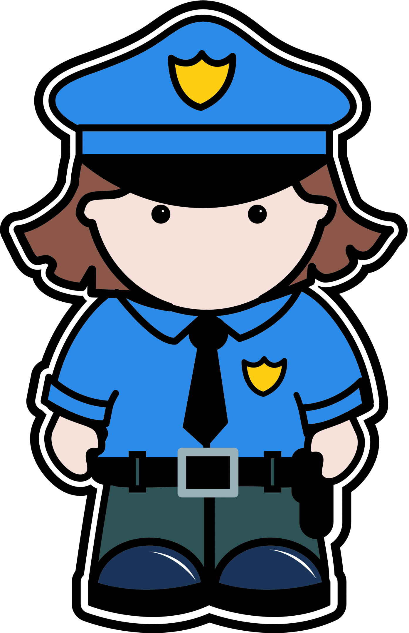 New Jersey Next Stop - Cop Clipart