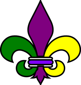 New Orleans Fleur De Lis Clip - New Orleans Clip Art