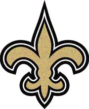 New Orleans Saints Glitter Logo