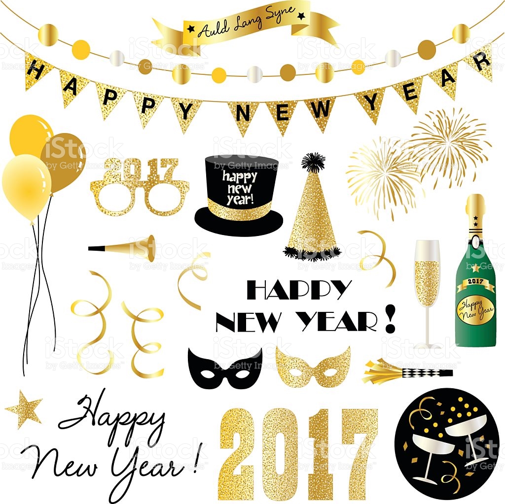 new years eve clipart royalty-free stock vector art