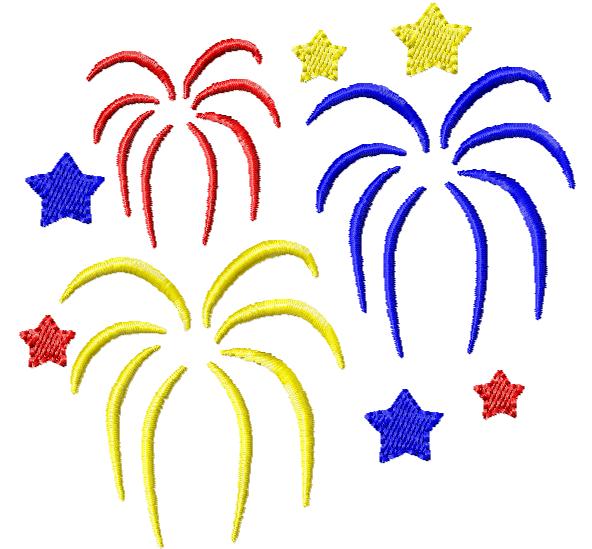 New years fireworks clipart free images