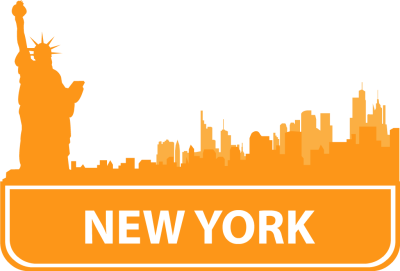 New York City Skyline Clip Ar - New York Clipart