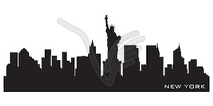 New York City Skyline Silhouette Clip Art Clipart Free Clipart