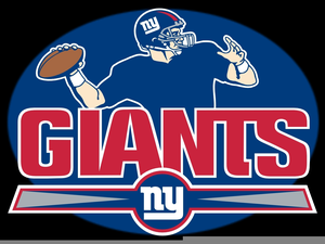 New York Giants Helmet Clipart Image