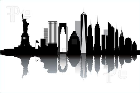 New York Skyline Illustration - New York City Skyline Clip Art