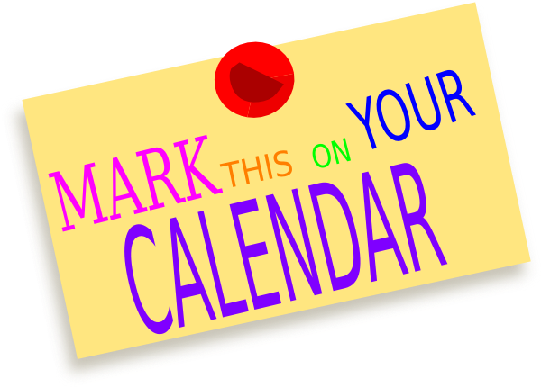 ... Mark Your Calendar Clip A
