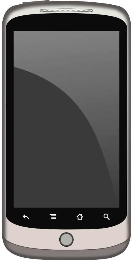 Nexus Phone medium 600pixel clipart, vector clip art. Hand With Smartphone Clipart