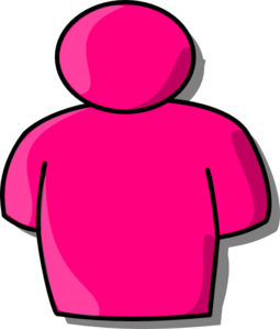 Person shopping clipart