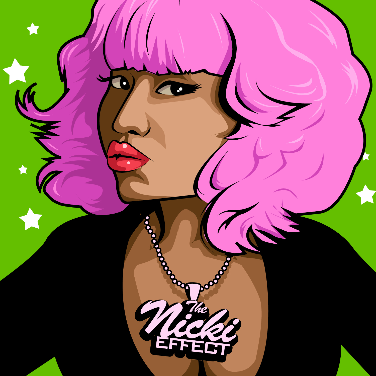 Nicki Minaj Cartoon (PSD)