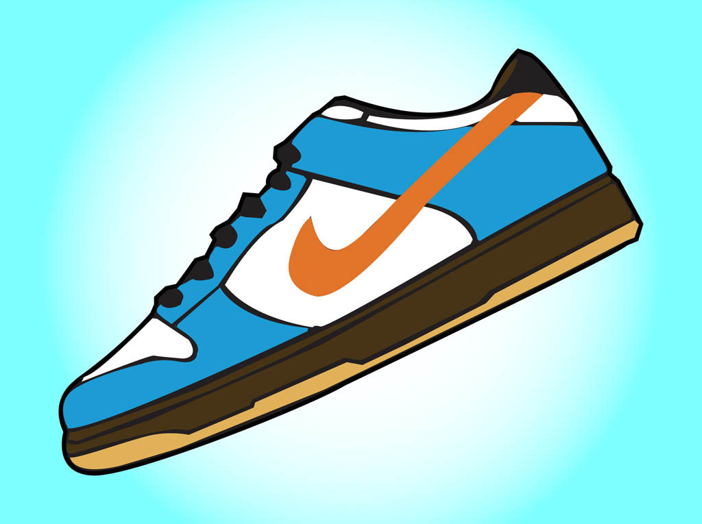 Nike Running Shoes Clipart Cl - Sneakers Clip Art