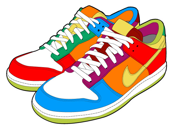 Nike Running Shoes Clipart Cl - Sneakers Clip Art