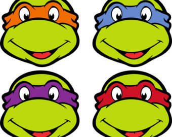 Ninja Turtle Faces Free Cliparts That You Can Download To You
