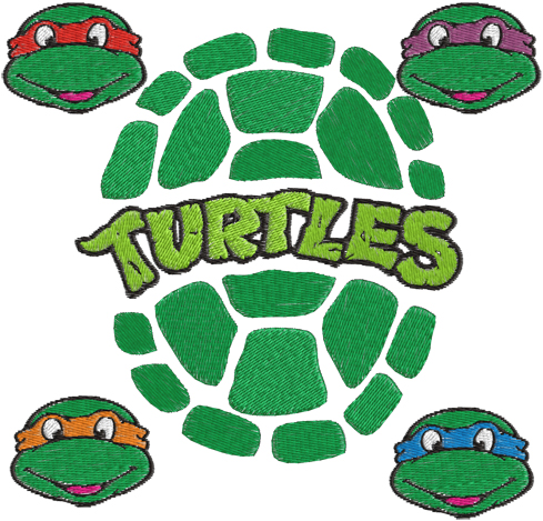 Ninja Turtles Font u0026middot; Ninja Turtle Clipart