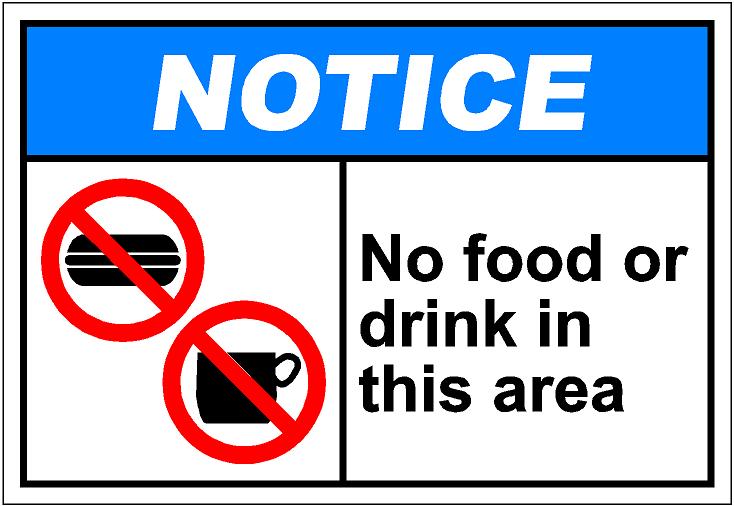 No Food or Drink Clip Art