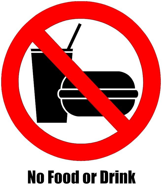No Food Or Drinks Sign ... - No Food Or Drink Clipart