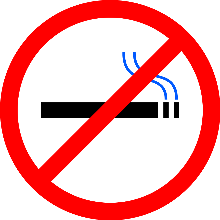 No Smoking Clipart Vector Cli - Clip Art No