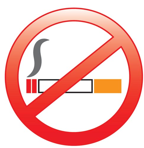 No Smoking Symbol Vectors - No Smoking Clipart