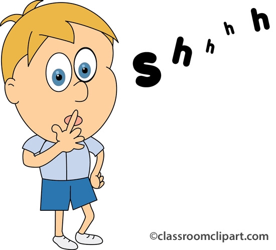 No Talking In Class Clipart