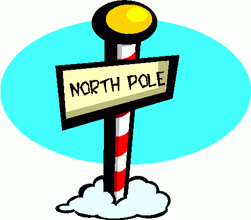 North Pole Reindeer Clipartby