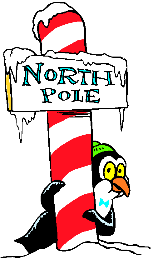 Elf Standing by the North Pol