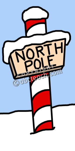 North Pole Sign Clip Art .. - North Pole Clip Art