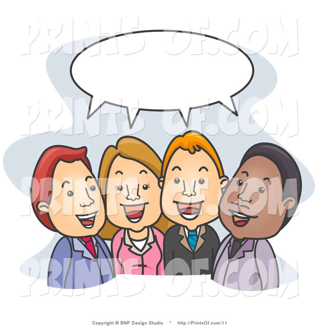 Not People Talking Clipart #1