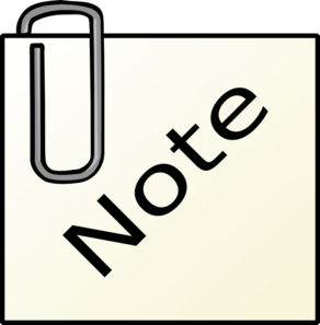 note clipart