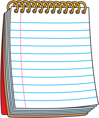 Notepad clipart image