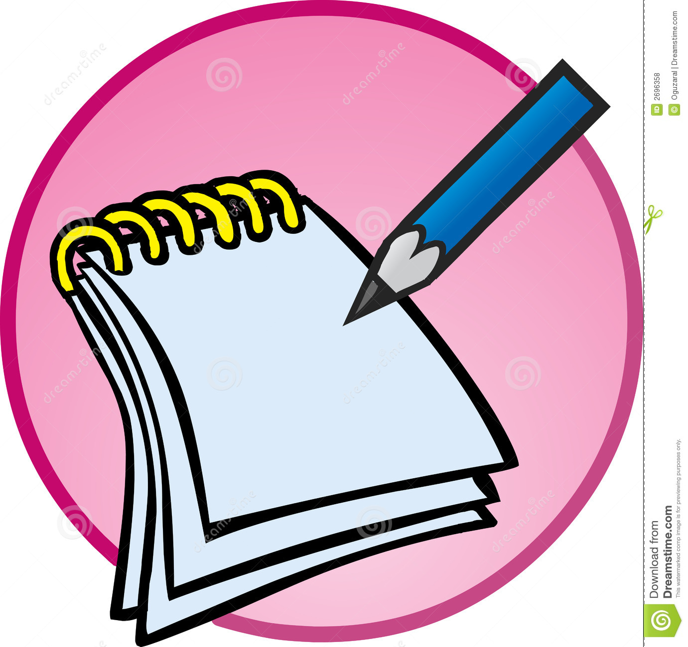Notepad Clipart