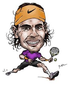 Rafael Nadal By Perics Sports Cartoon TOONPOOL - 420x500 - jpeg