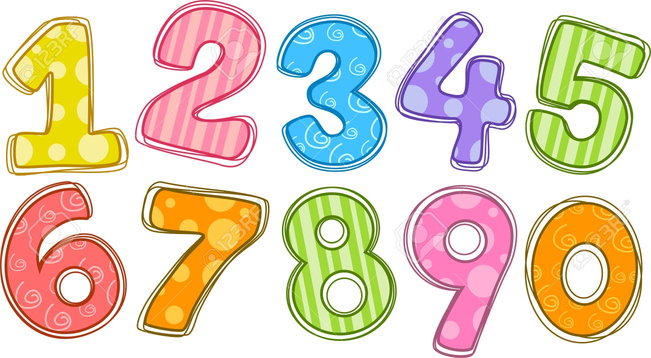 Clipart Numbers 1 10 Clipart 