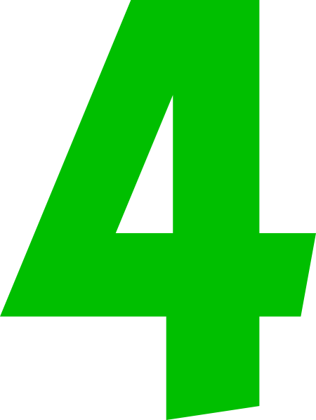 Number 4 Free Clipart