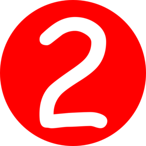 Numbers Number Two Clipart Cl
