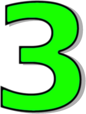Number 3 Green Http Www Wpcli - Three Clipart