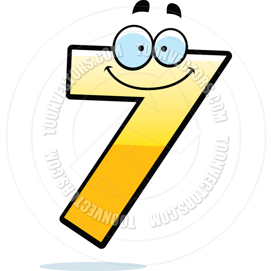 Number 7 Clipart Numbers Numb
